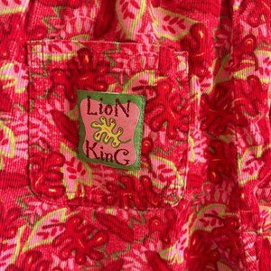 Disney Store Lion King Corduroy Pants Kids Size 4